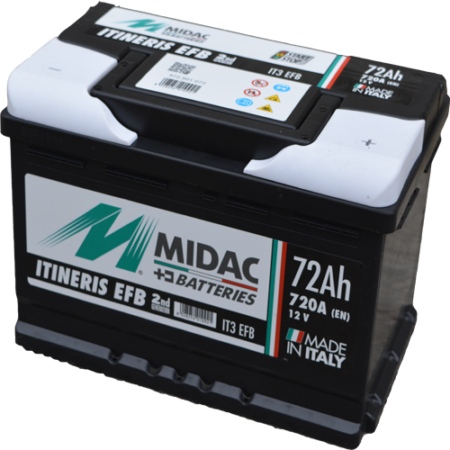 Midac EFB 12V 72Ah