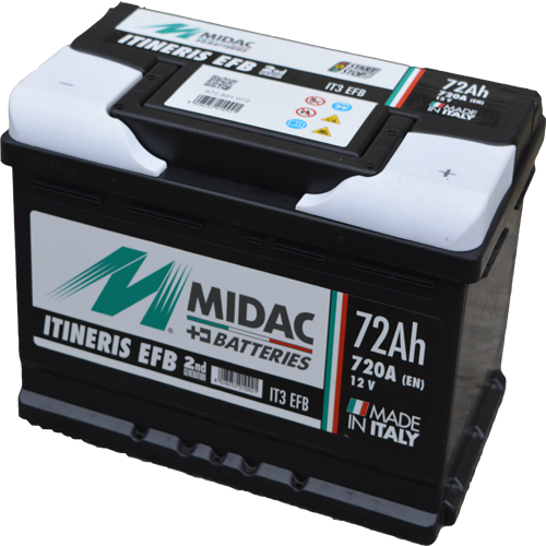 Midac EFB 12V 72Ah