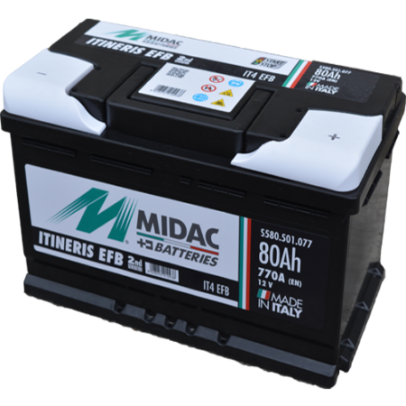 Midac EFB Start&Stop 80Ah