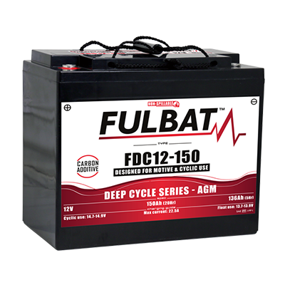 Fulbat AGM Carbon FDC12-150AGM 12V 150Ah