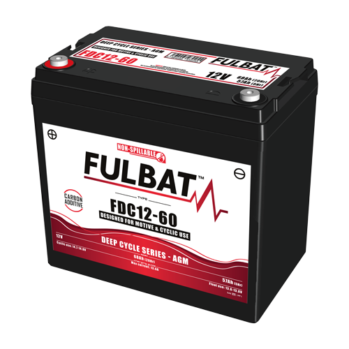 Fulbat AGM Carbon FDC12-60AGM 12V 60Ah