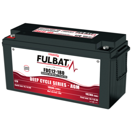 Fulbat AGM Carbon FDC12-180AGM 12V 180Ah