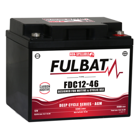 Fulbat AGM Carbon FDC12-46AGM 12V 46Ah