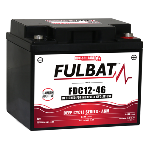 Fulbat AGM Carbon FDC12-46AGM 12V 46Ah