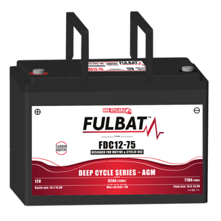 Fulbat AGM Carbon FDC12-75AGM 12V 75Ah