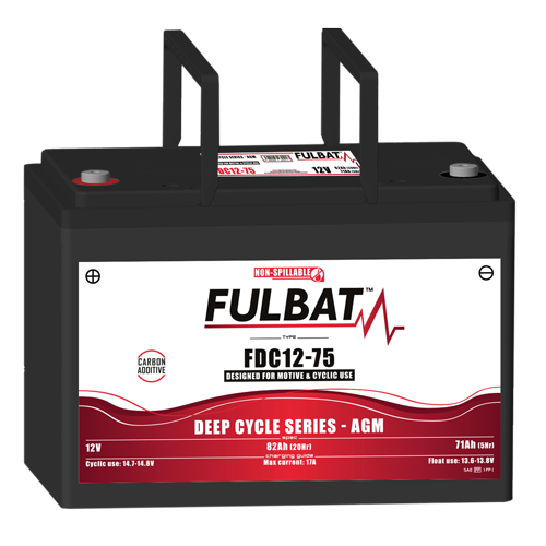 Fulbat AGM Carbon FDC12-75AGM 12V 75Ah