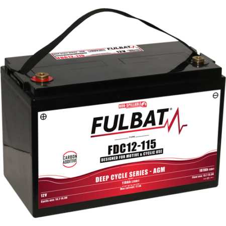 Fulbat AGM Carbon FDC12-115AGM 12V 115Ah